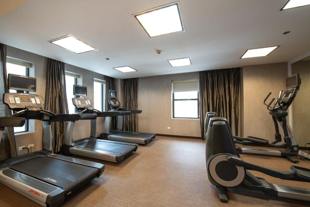 Fitness centrum a/nebo fitness zařízení v ubytování Hotel Felix