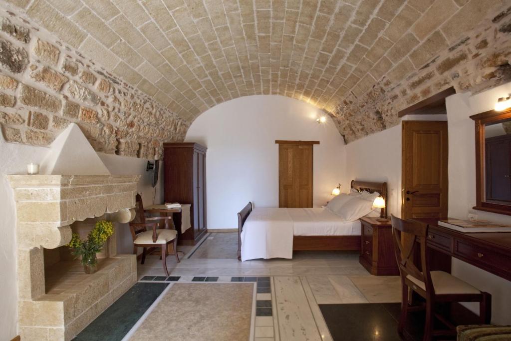 Posezení v ubytování Likinia Hotel