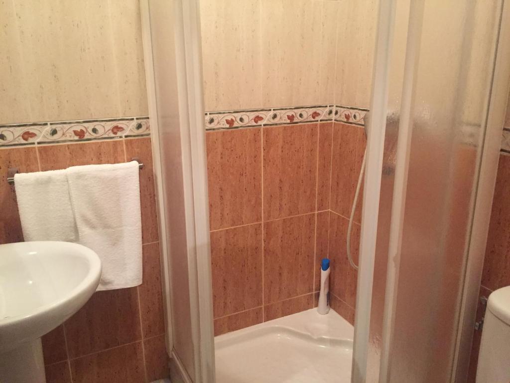Koupelna v ubytování Casa rural Las Erillas