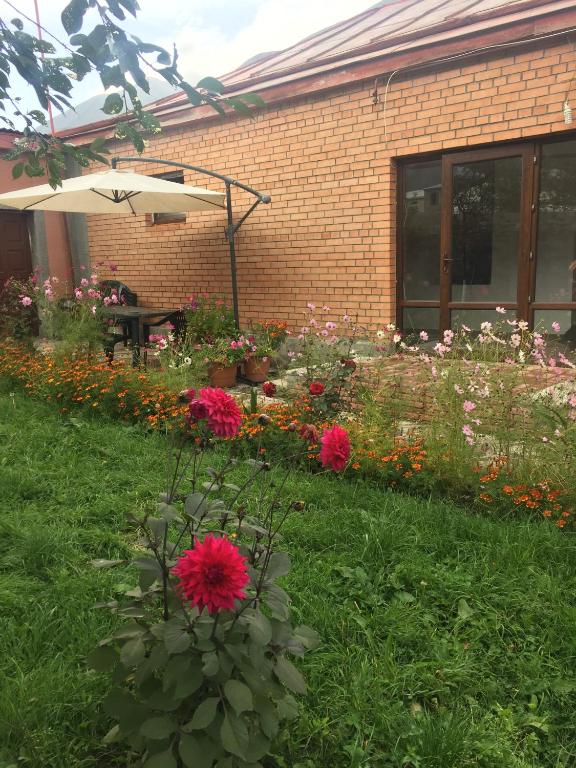 A garden outside Story Guesthouse