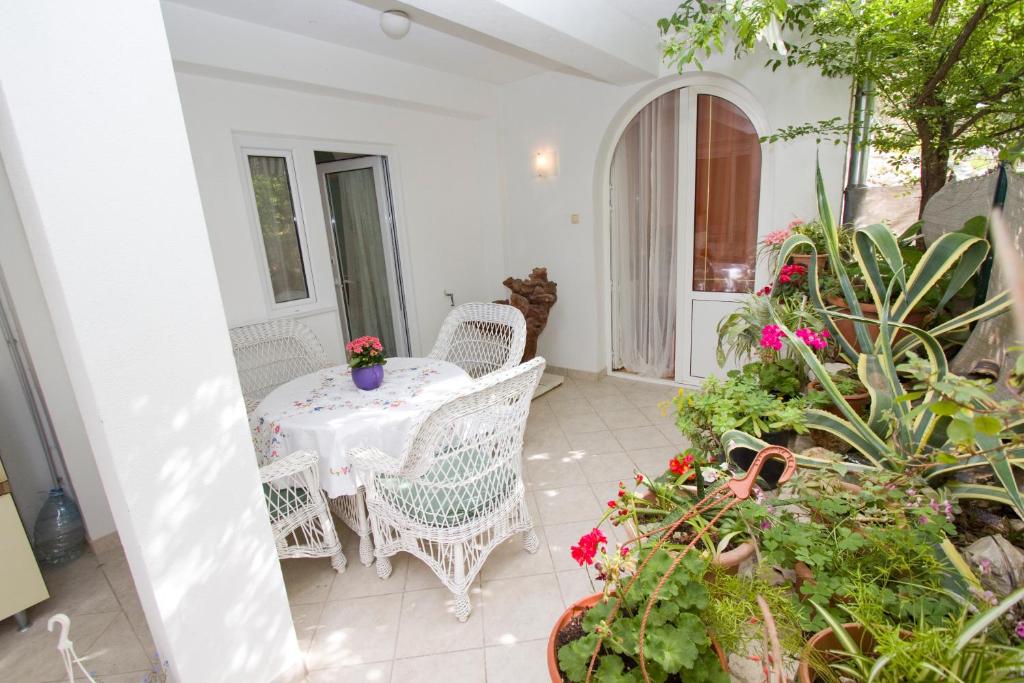 Zahrada ubytování Apartments Delfin