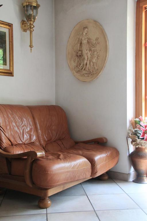 Posezení v ubytování Garnì Goccia d'Oro