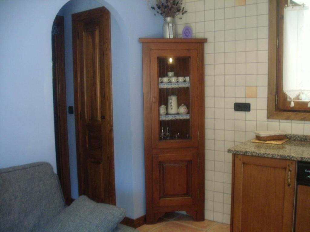 Kuchyň nebo kuchyňský kout v ubytování La Corralata