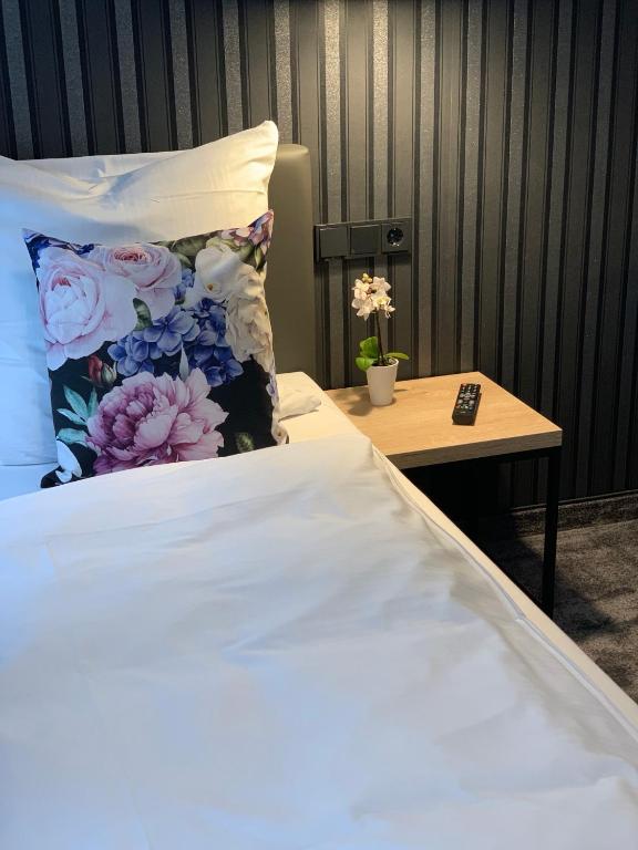 Postel nebo postele na pokoji v ubytování Hotel Dias