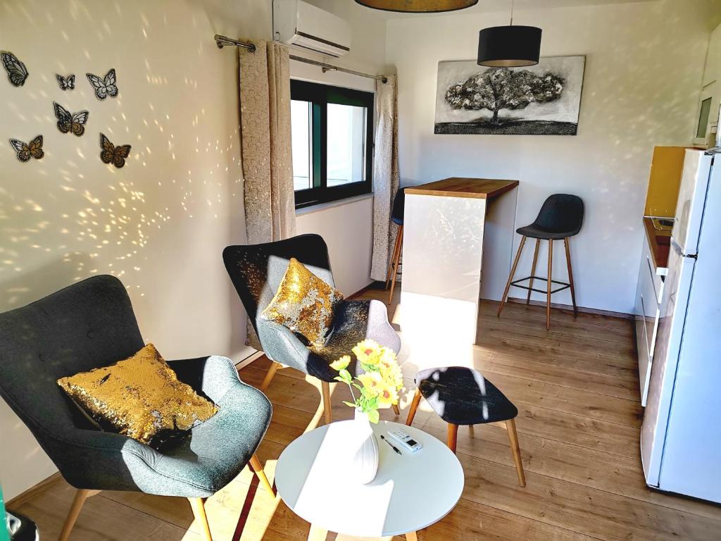 Posezení v ubytování Apartments Ante