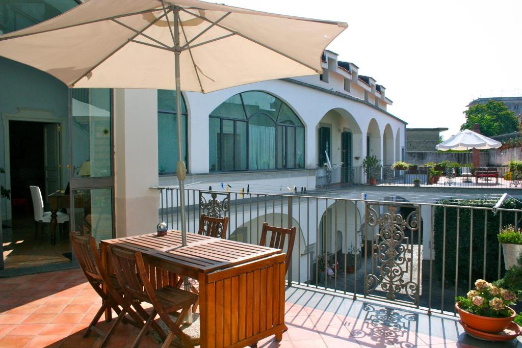 Balkon lub taras w obiekcie B&B La Corte