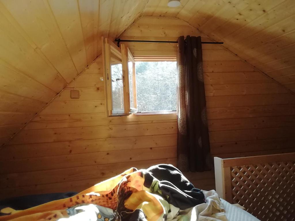 Postel nebo postele na pokoji v ubytování Ainja Puhkemaja
