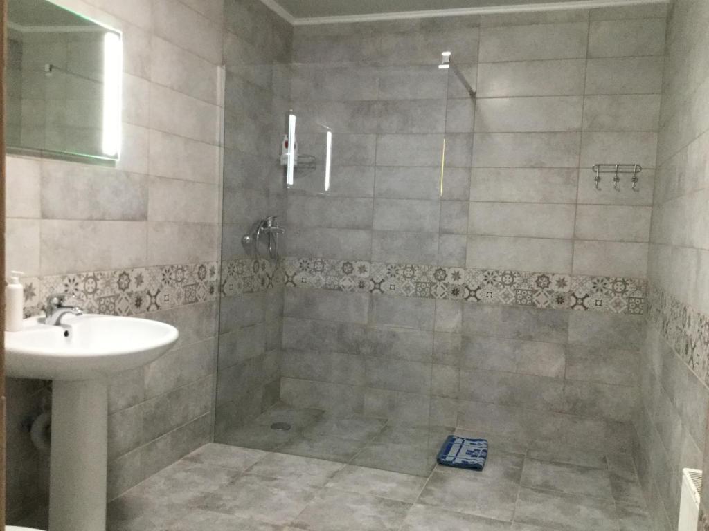 Koupelna v ubytování Hotel Fortetsya
