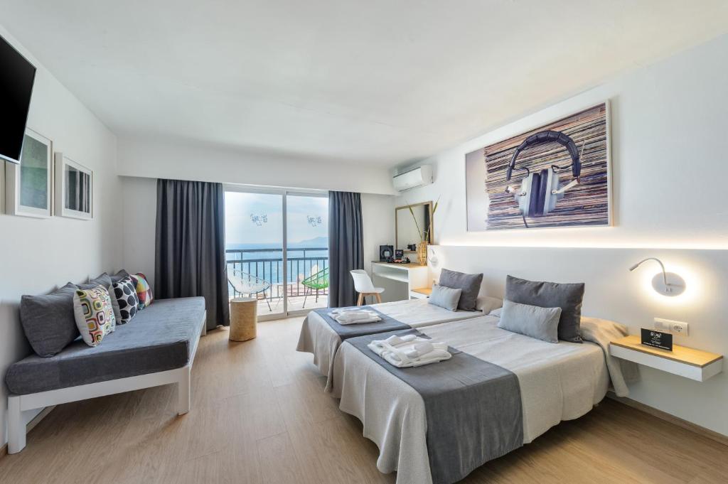 Hotel Cenit & Apts Sol y Viento - Studio Mit Meerblick