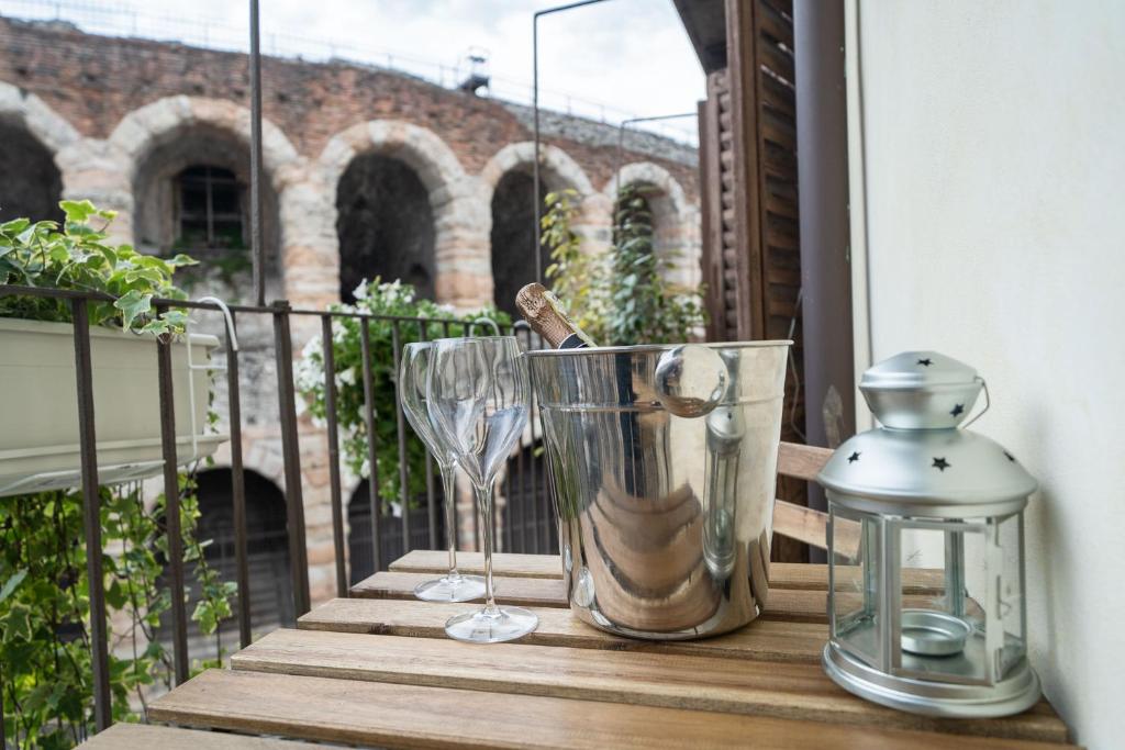 Balkon lub taras w obiekcie Arena Balcony