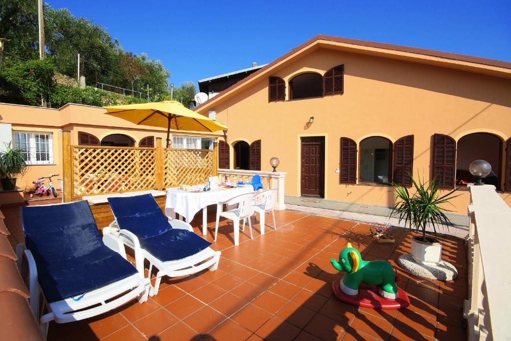 Balkón alebo terasa v ubytovaní Appartamenti Villa Chiara