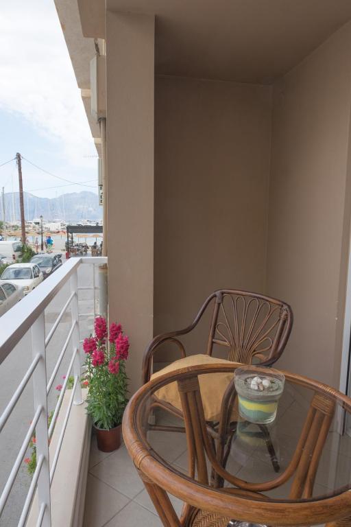Balkon lub taras w obiekcie Katia Appartment