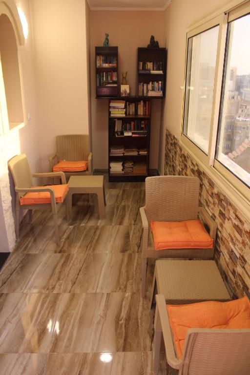 Posezení v ubytování Osiris Hotel Cairo