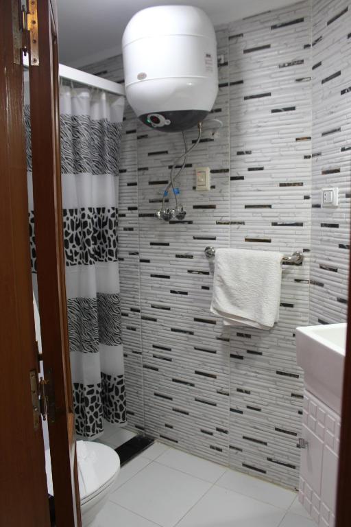 Koupelna v ubytování Osiris Hotel Cairo