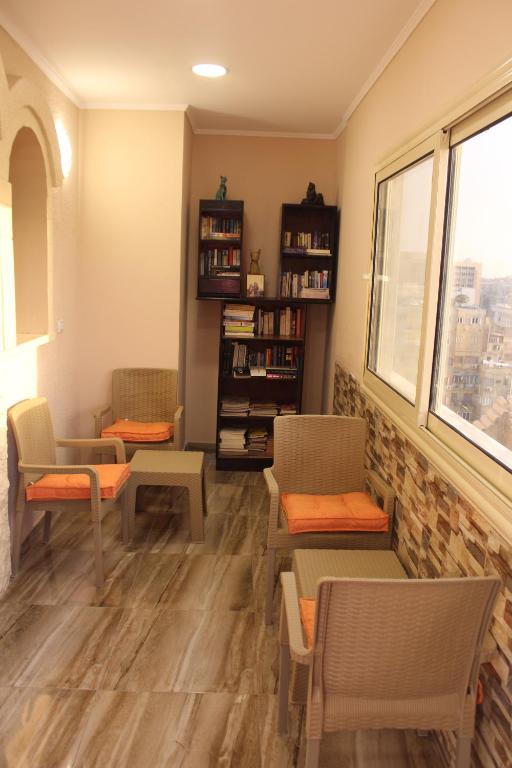 Posezení v ubytování Osiris Hotel Cairo