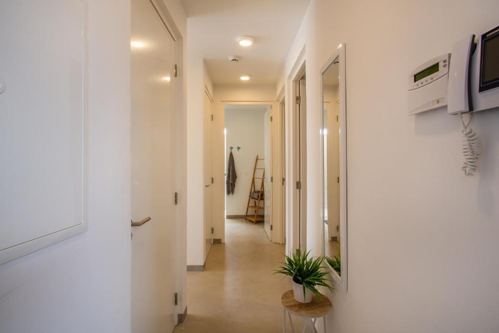 TV a/nebo společenská místnost v ubytování La Hasta Luxury Apartment Jan Thiel