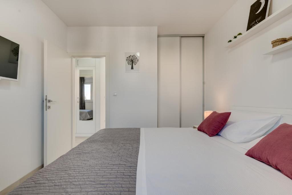 Posteľ alebo postele v izbe v ubytovaní New apartment in town center