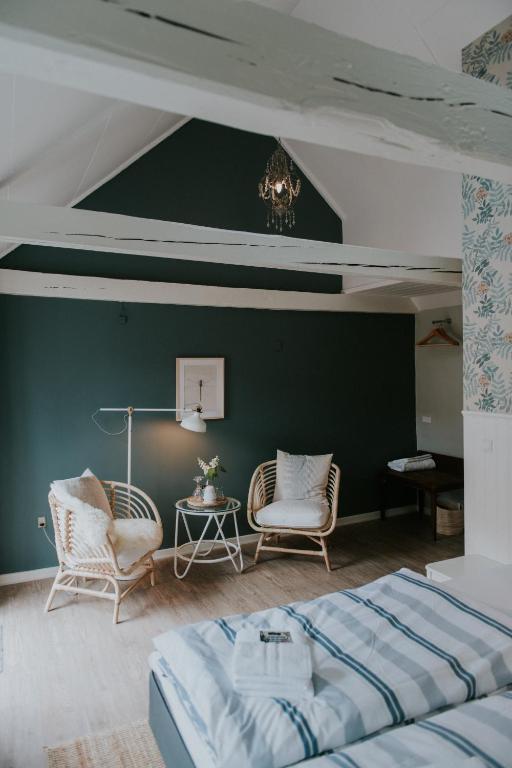 Posezení v ubytování Hotel På Torvet