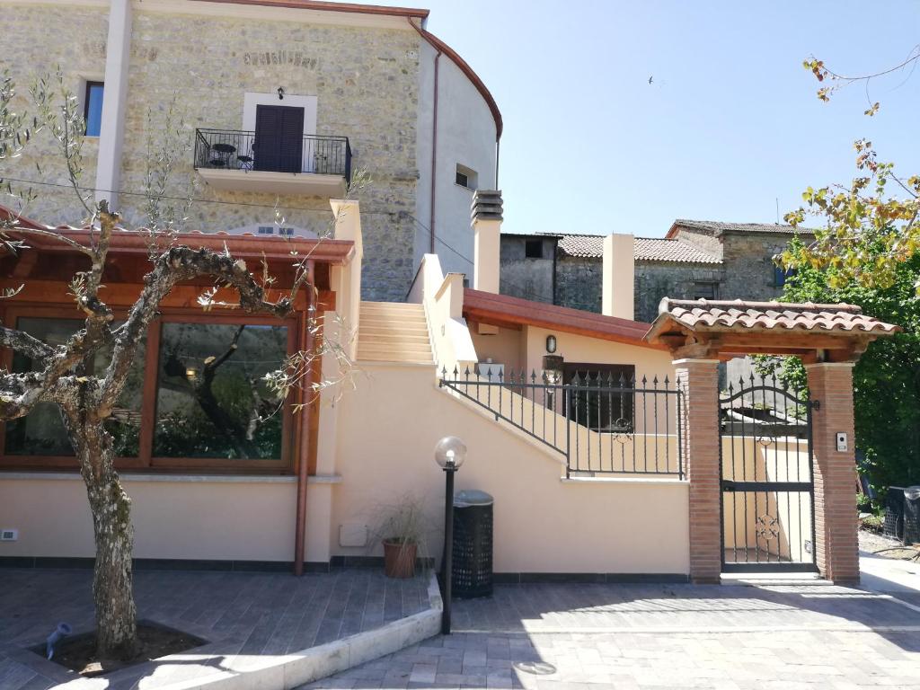 Balkón nebo terasa v ubytování B&B La Taverna