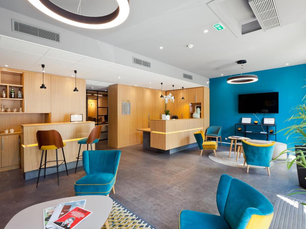 Hotel Des Remparts Perrache - Resim 31