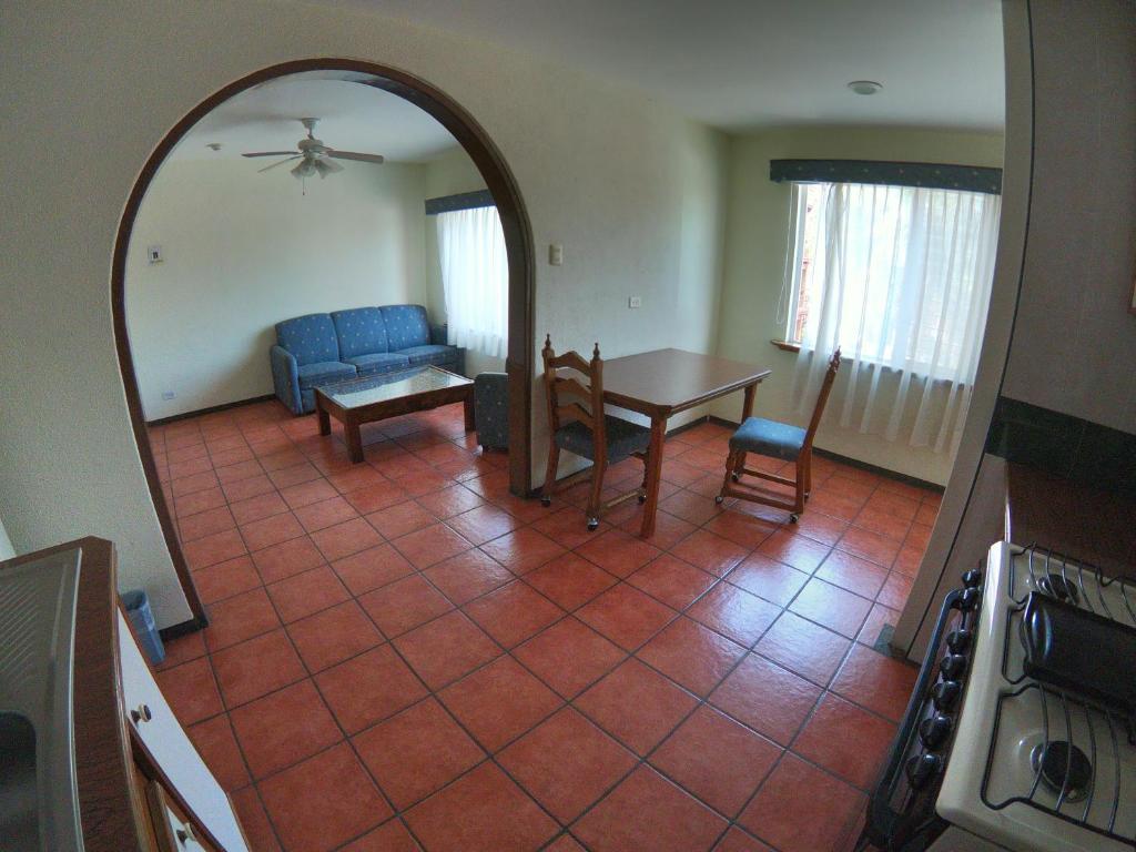 Posezení v ubytování Hotel Posada Vista Bella