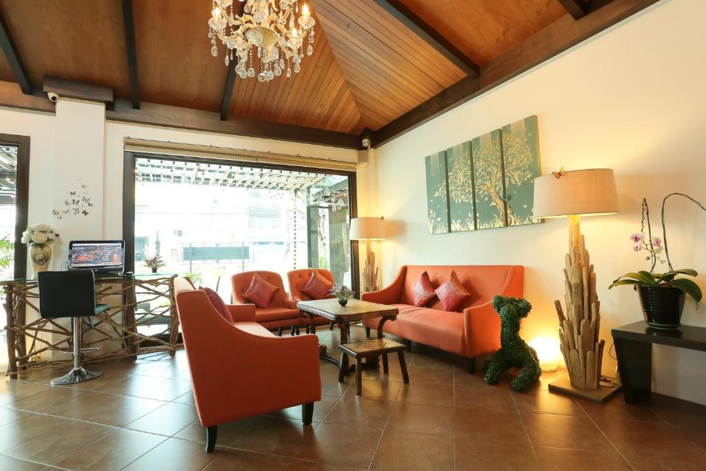 Posezení v ubytování Le Patta Resort & Hotel Chiang Rai