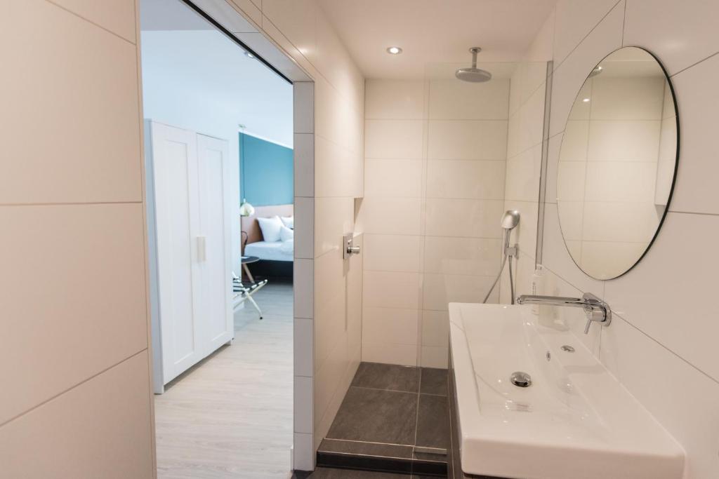 Koupelna v ubytování Van der Valk Hotel Melle - Osnabrück