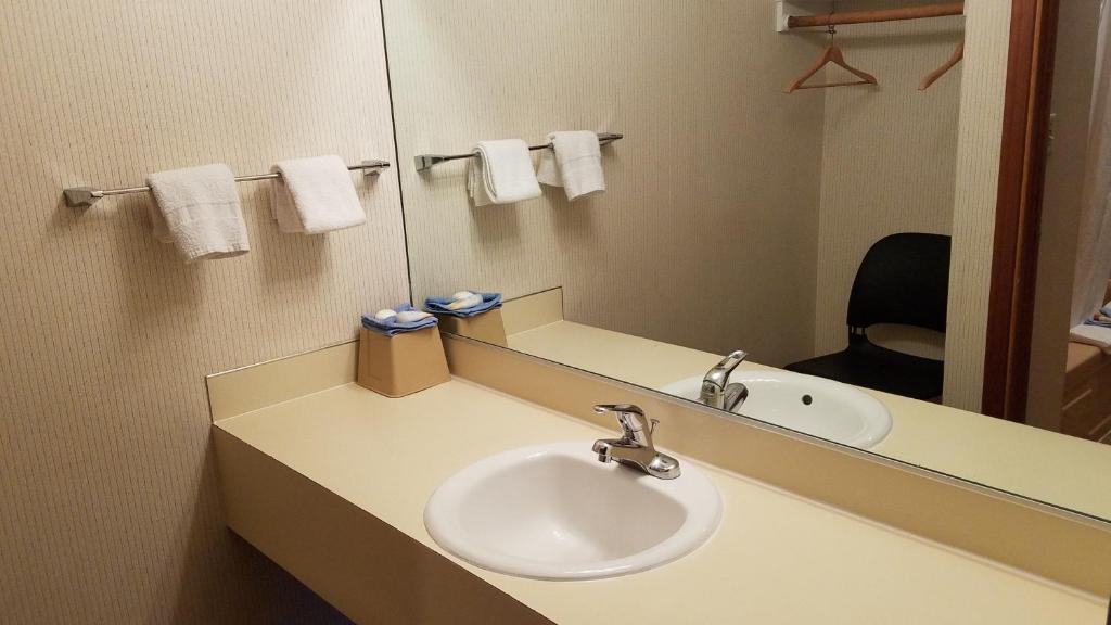 Koupelna v ubytování Royal Motor Inn