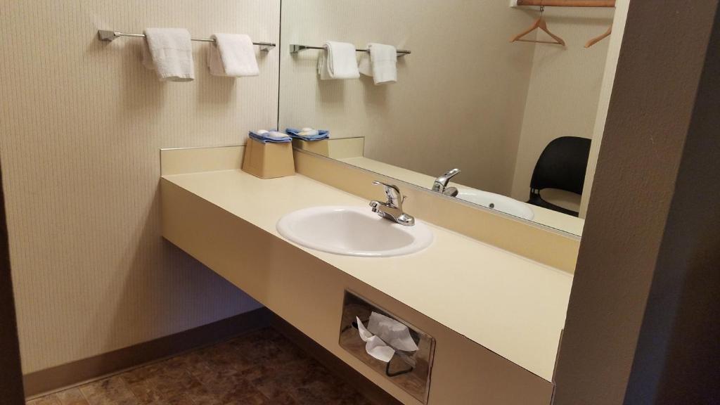 Koupelna v ubytování Royal Motor Inn