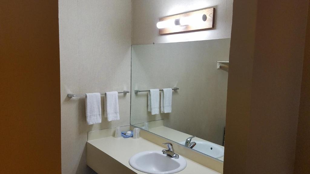 Koupelna v ubytování Royal Motor Inn