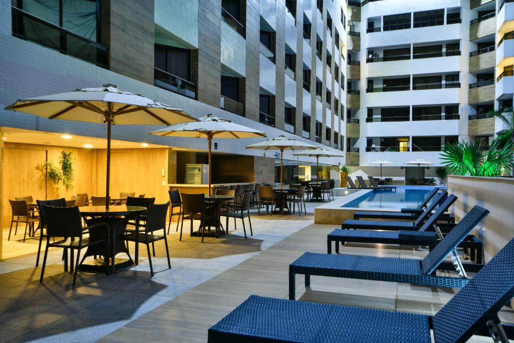 O edifício em que o hotel se localiza