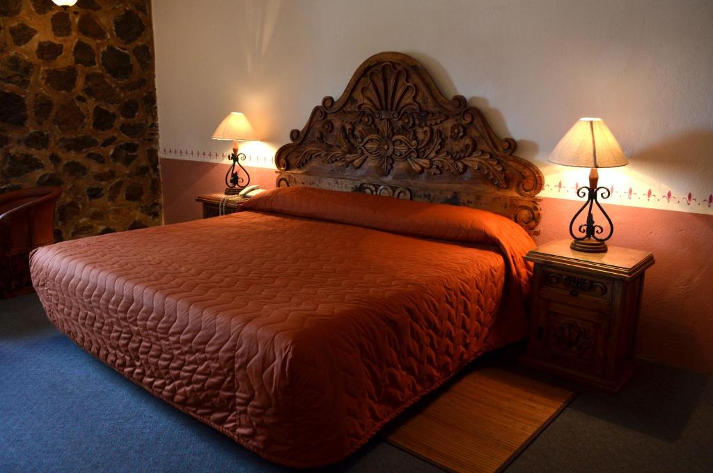 Postel nebo postele na pokoji v ubytování Posada de la Aldea