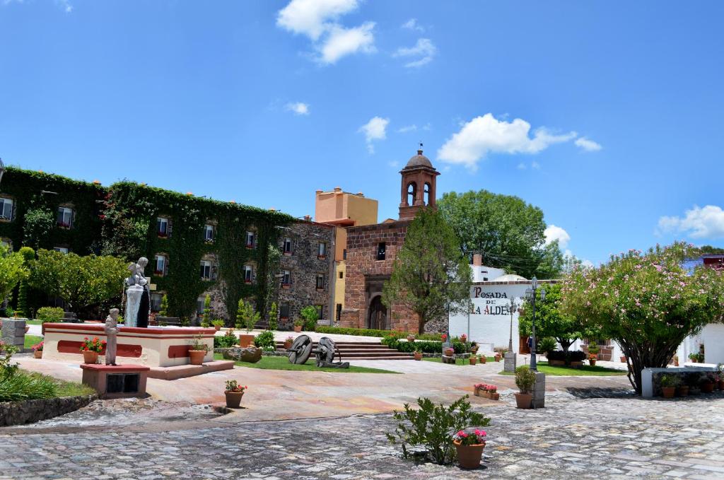 Zahrada ubytování Posada de la Aldea