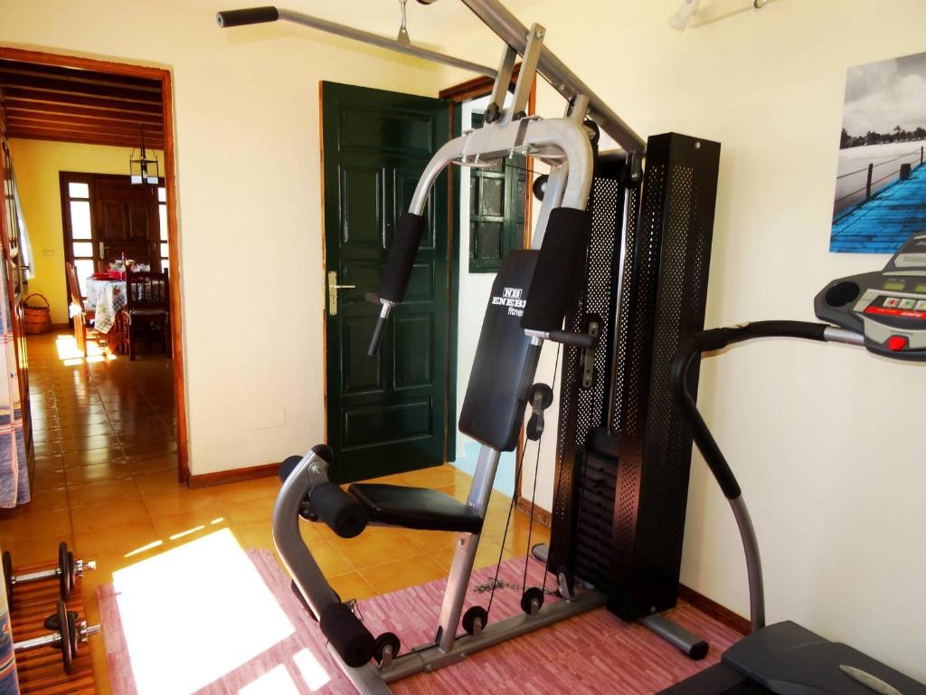 Fitness centrum a/nebo fitness zařízení v ubytování Casita Joli