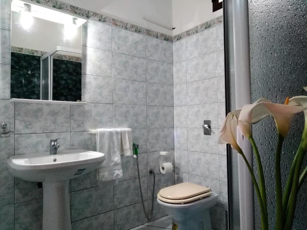 Koupelna v ubytování L'ANTICA TORRE
