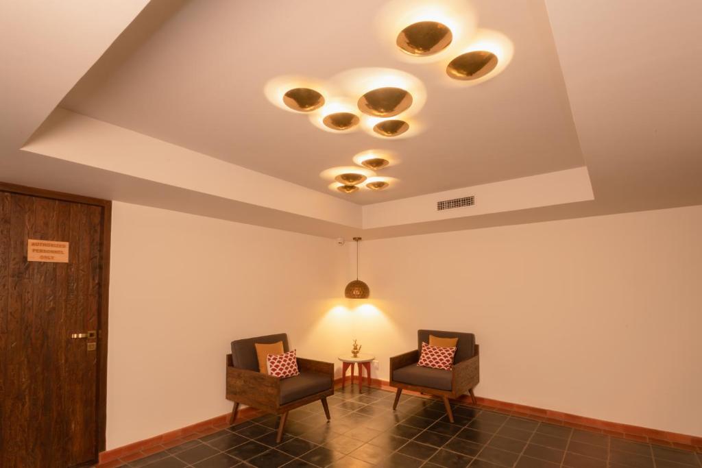 Posezení v ubytování Hotel Roadhouse, Thamel, Kathmandu- Contemporary Boutique