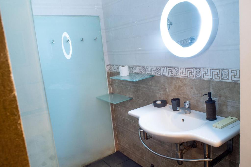 Koupelna v ubytování Villa Grange