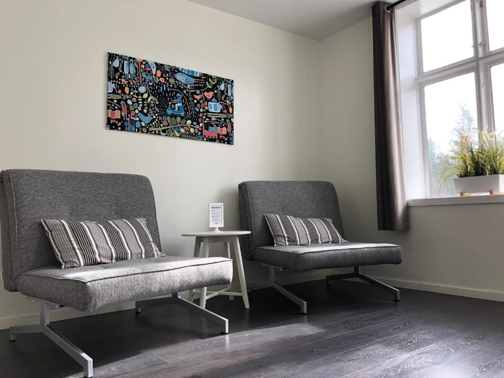 Posezení v ubytování Hedenstugan B&B Hotel