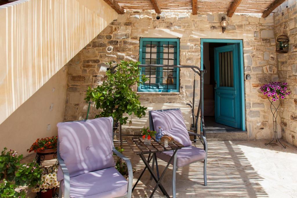 Patio nebo venkovní prostory v ubytování Kritikies Kydonia