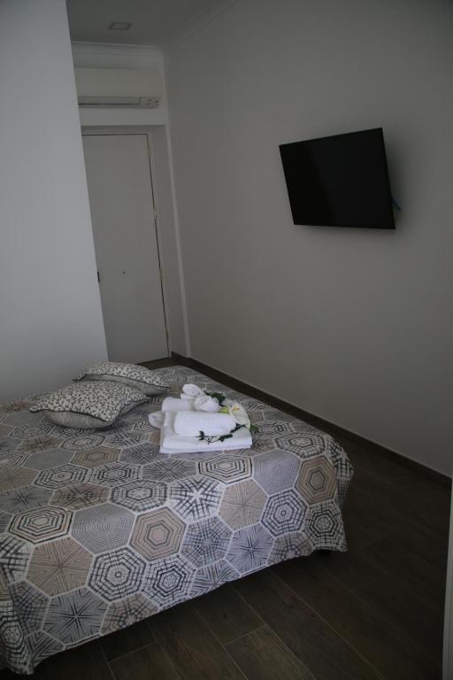 Postel nebo postele na pokoji v ubytování Da Ninì