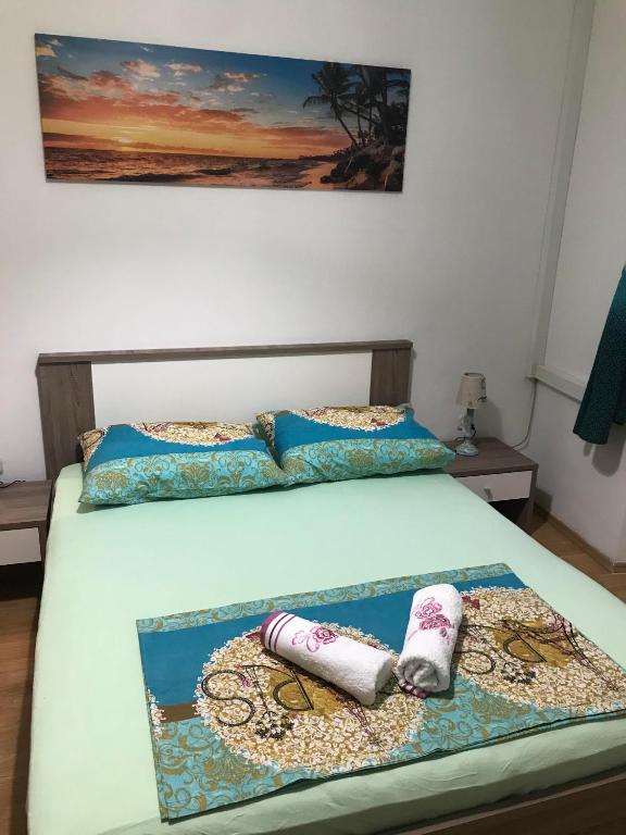 Posteľ alebo postele v izbe v ubytovaní Epicenter Apartments Split