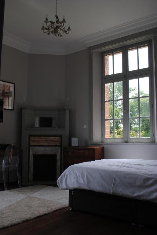 Letto o letti in una camera di Chateau Mezger