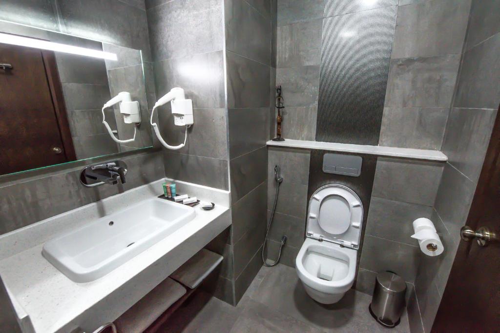Koupelna v ubytování Glam Hotel Nairobi - Near Westgate Mall, Westlands