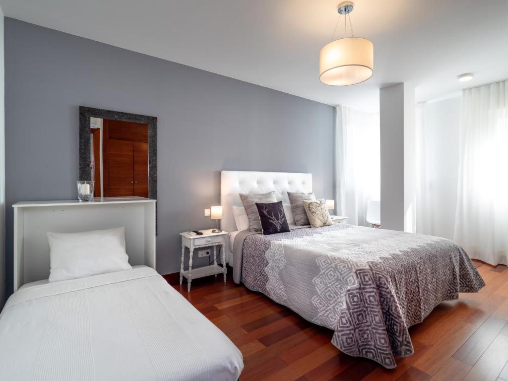 Postel nebo postele na pokoji v ubytování Apartamento Monte Perdido