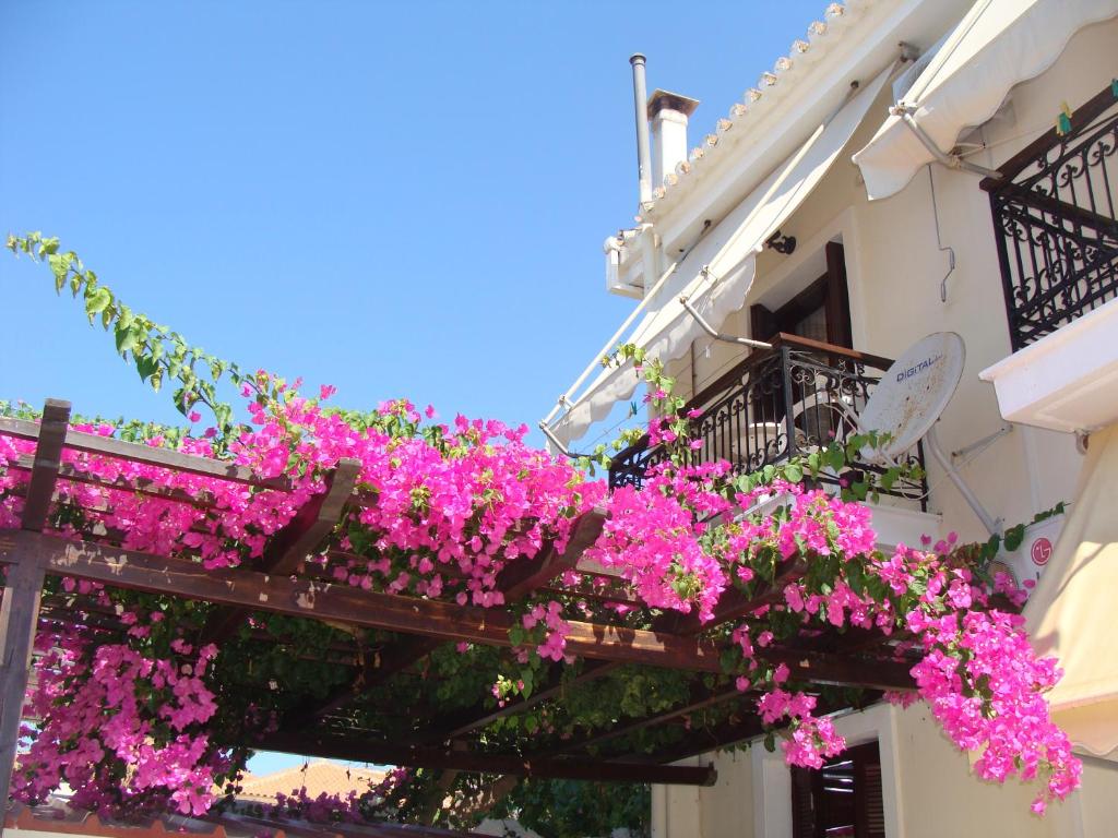 Balkon lub taras w obiekcie Hotel Aris