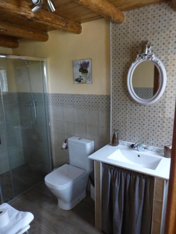 Kúpeľňa v ubytovaní Eco-Lodge en la Reserva Privada Campanarios de Azaba - Proyecto de Conservación