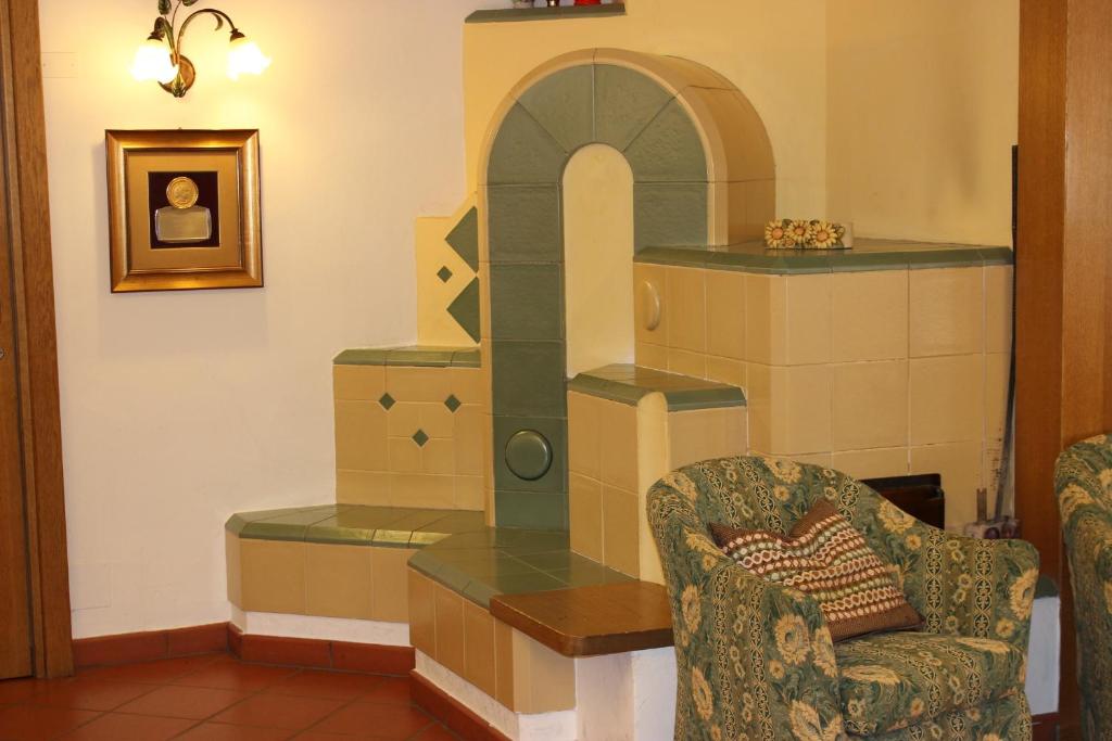 Posezení v ubytování Hotel Rosalpina