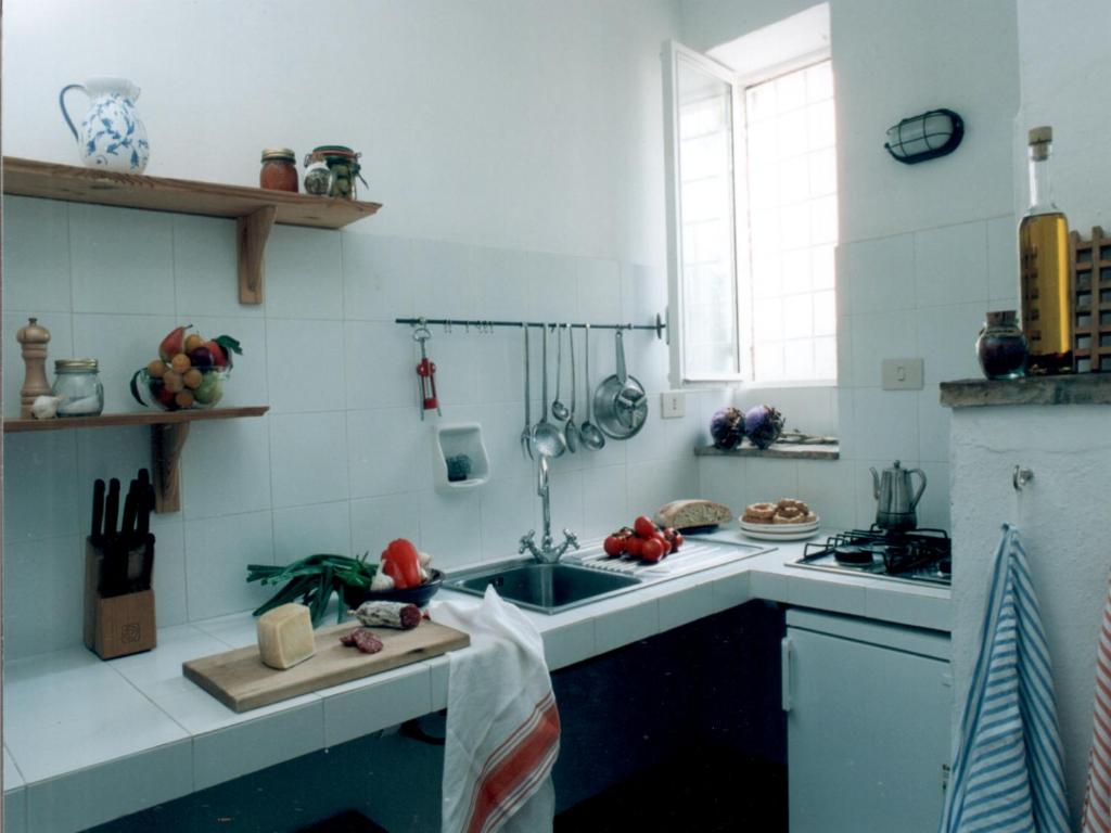 Kuchyň nebo kuchyňský kout v ubytování Vignagrande Agriturismo