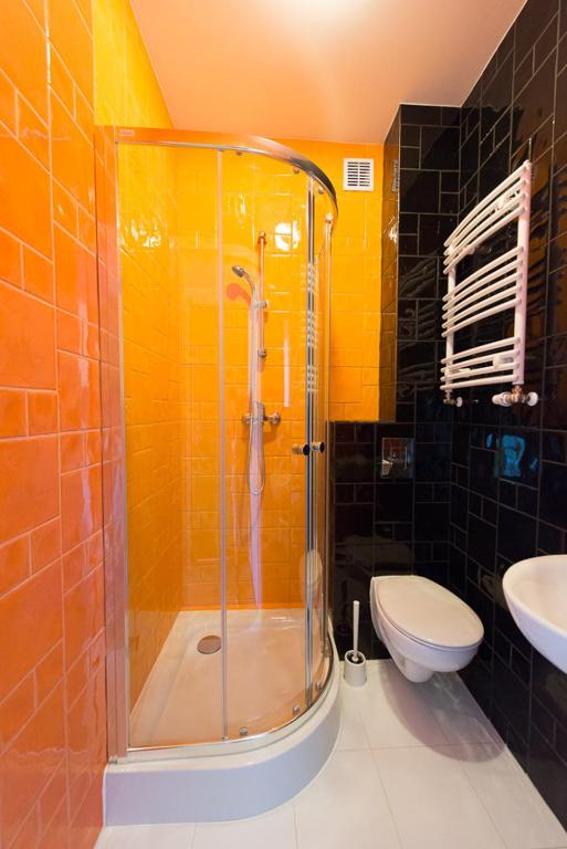 Koupelna v ubytování Lux Hostel - z prywatnymi łazienkami