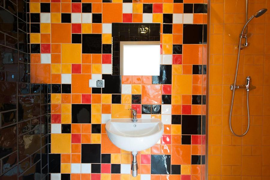 Koupelna v ubytování Lux Hostel - z prywatnymi łazienkami